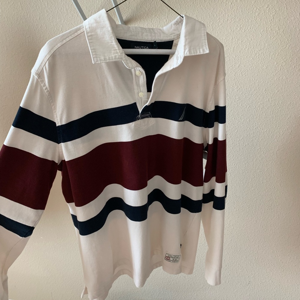 Mens Nautical Longsleeve Size L